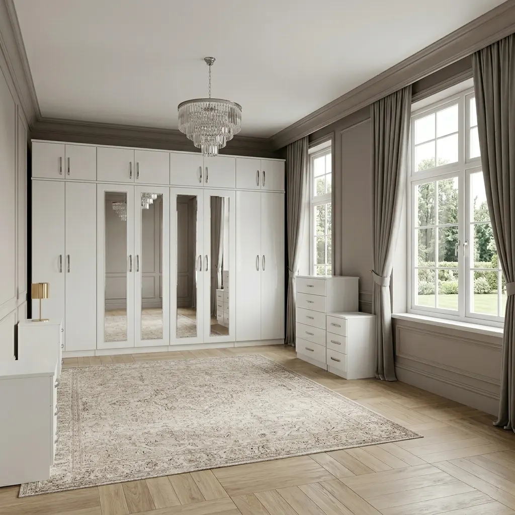 8 Door Wardrobe Set